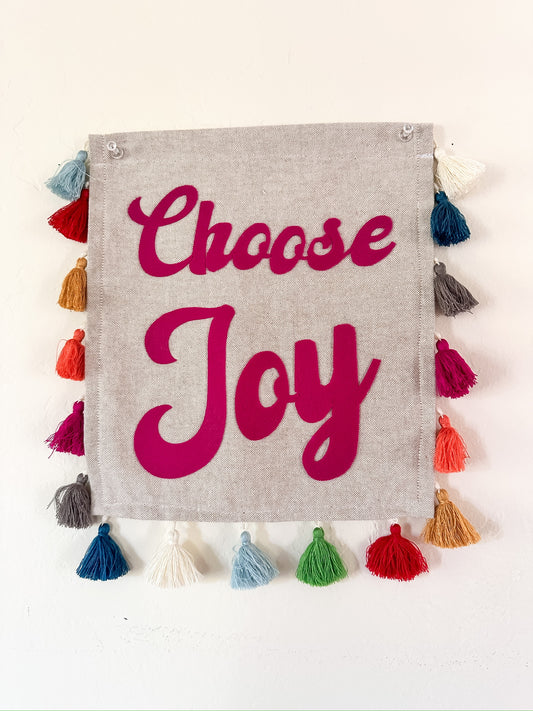 "Choose Joy" Wall Hanging